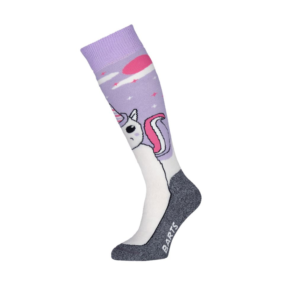 unicorn kids ski socks