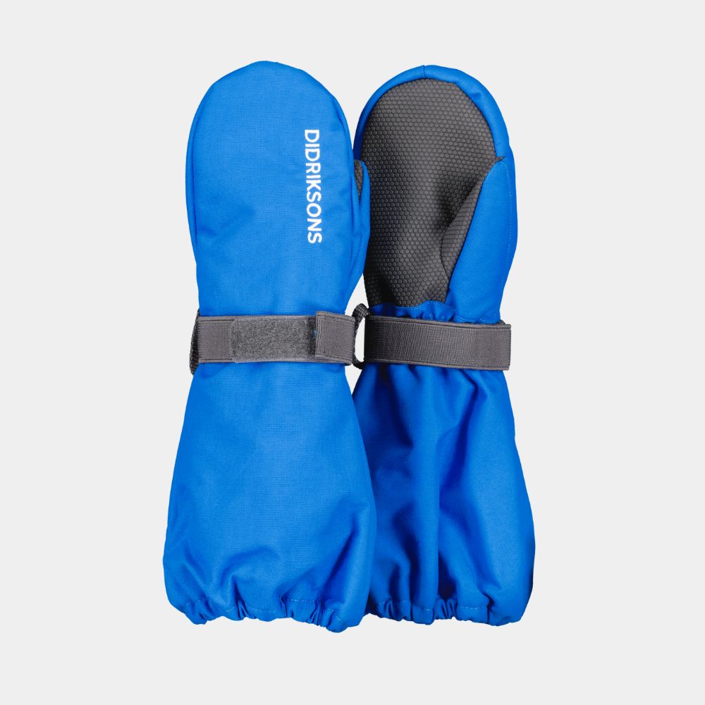 Biggles Kids Ski Mittens - Caribbean Blue 1000 x 1000