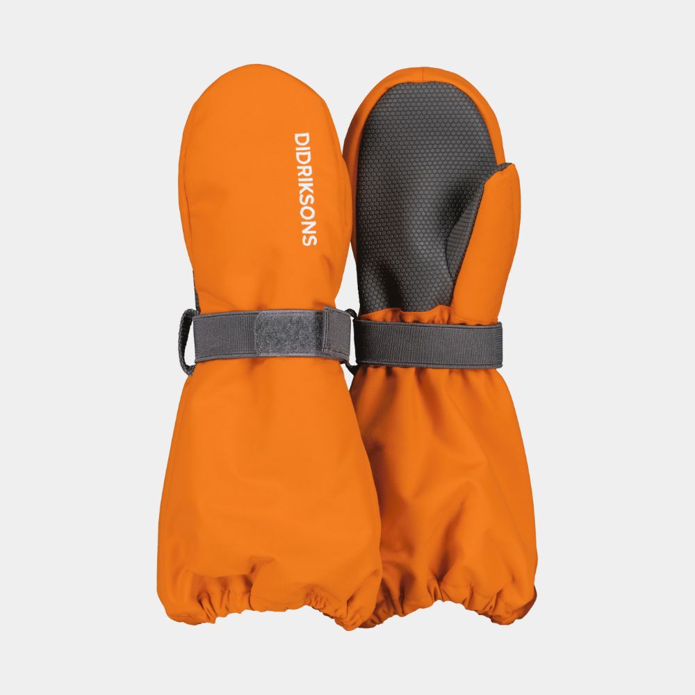 Biggles Kids Ski Mittens - Orange Jam 1000 x 1000