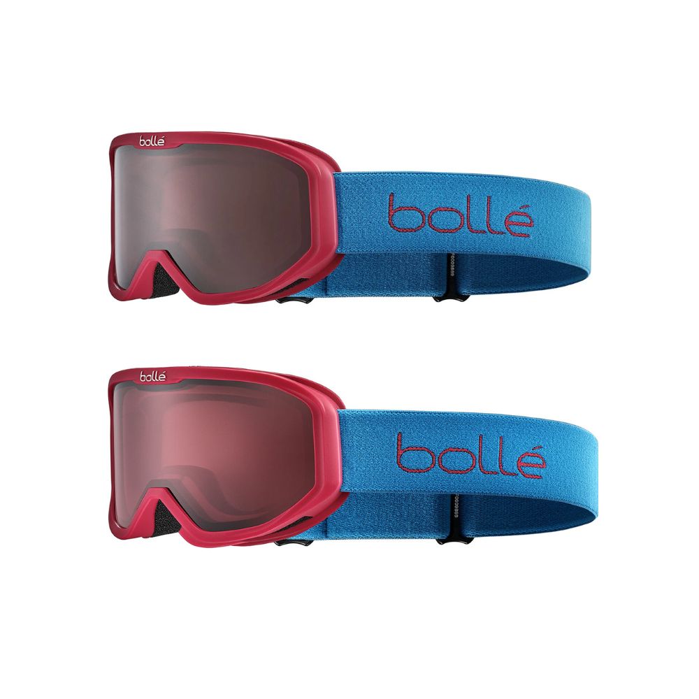 Bolle Inuk Kids Ski Goggles Red Blue Matt 3 6 yrs 2 lens options