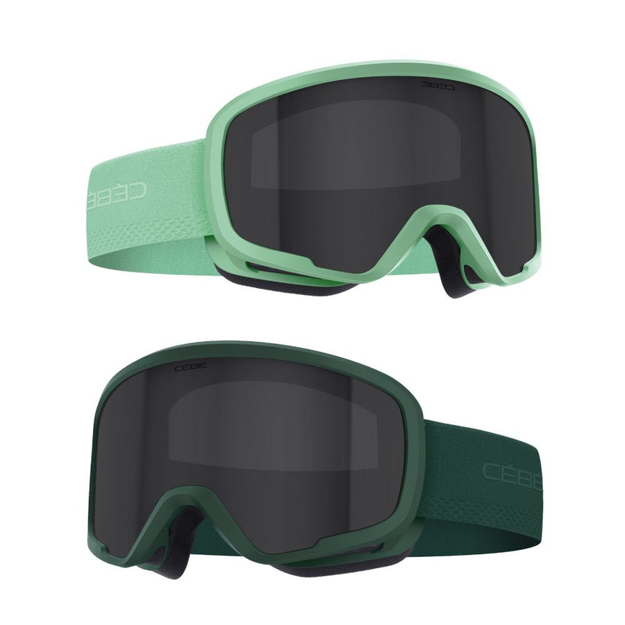 Cebe Hoopoe Kids Ski Goggles Green/Black 5-10 yrs
