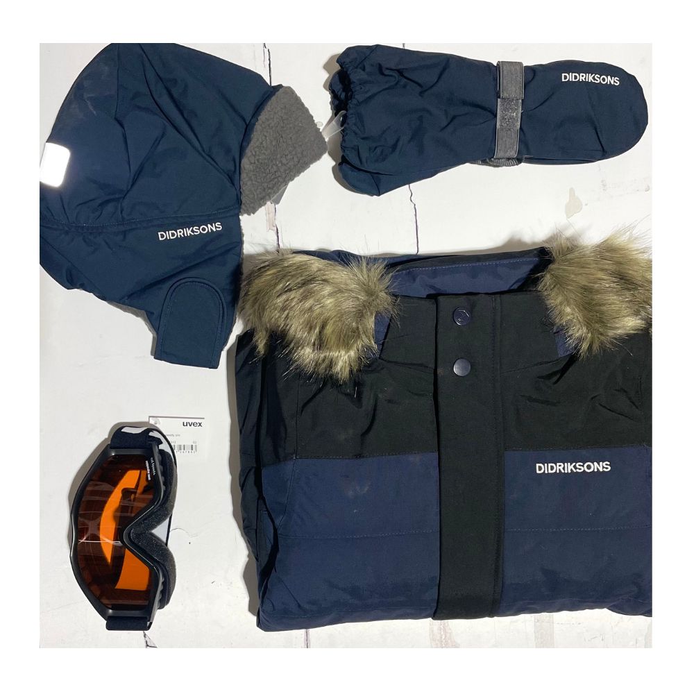 Didriksons Bjarven Snowsuit Bundle Set, Navy