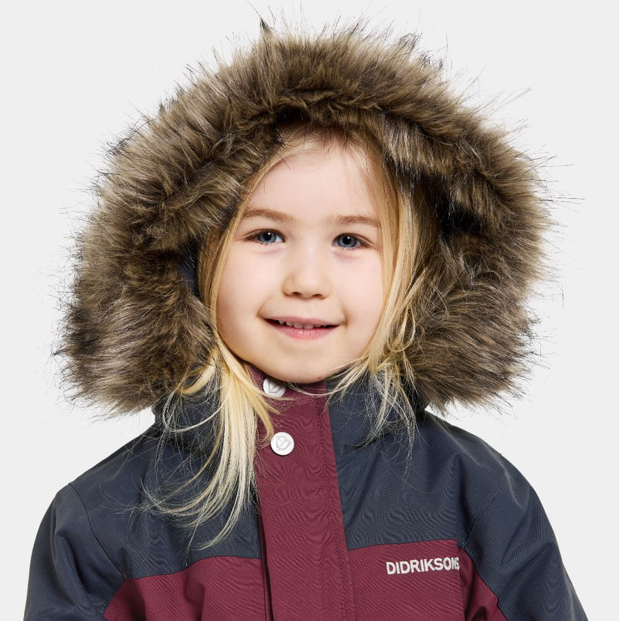 Didriksons Bjarven III Snowsuit - Rusty Wine 1000 x 1000