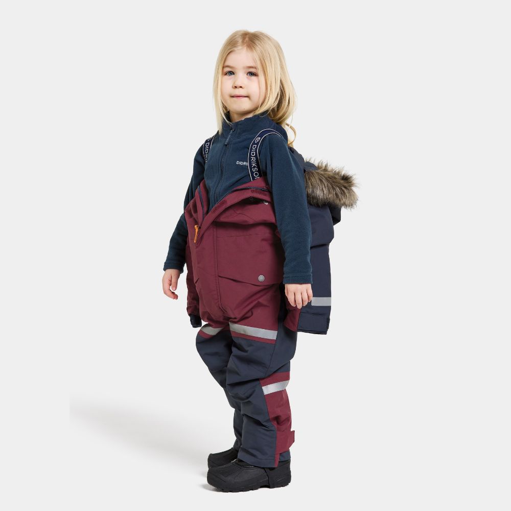 Didriksons Bjarven III Snowsuit - Rusty Wine 1000 x 1000