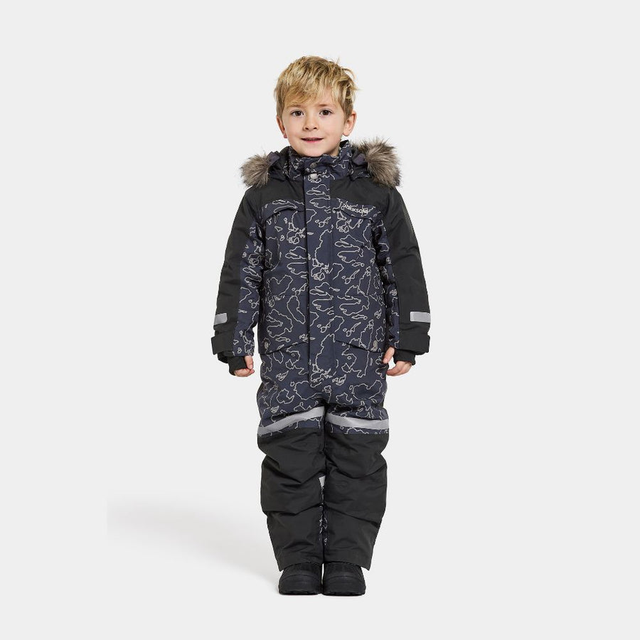 Didriksons Bjarven Kids Snowsuit - Grundsun Reflective navy 