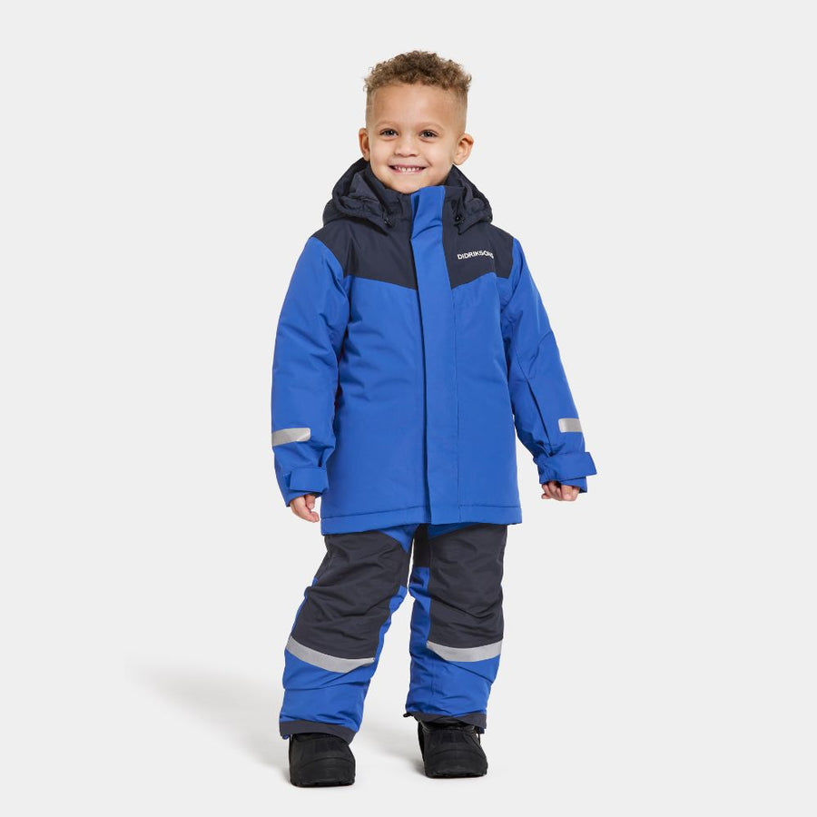 Didriksons Skare Ski Jacket and Pants set caribbean Blue 1000 x 1000