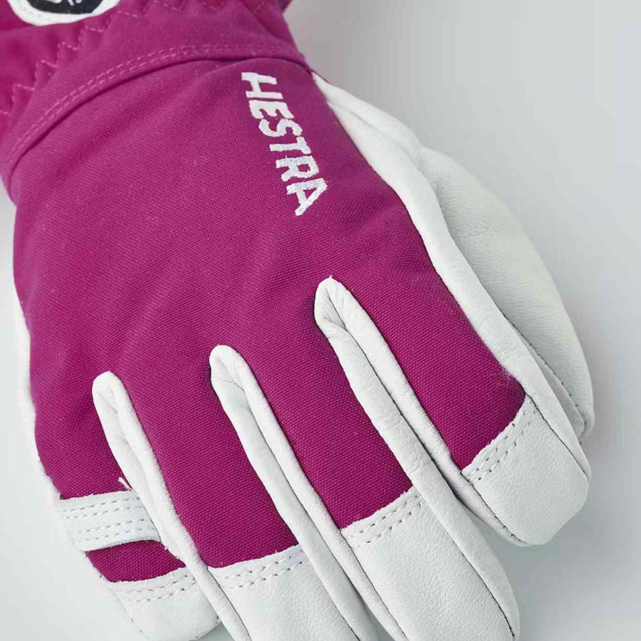 Hestra Leather Heli Ski Junior Gloves - 30560-930