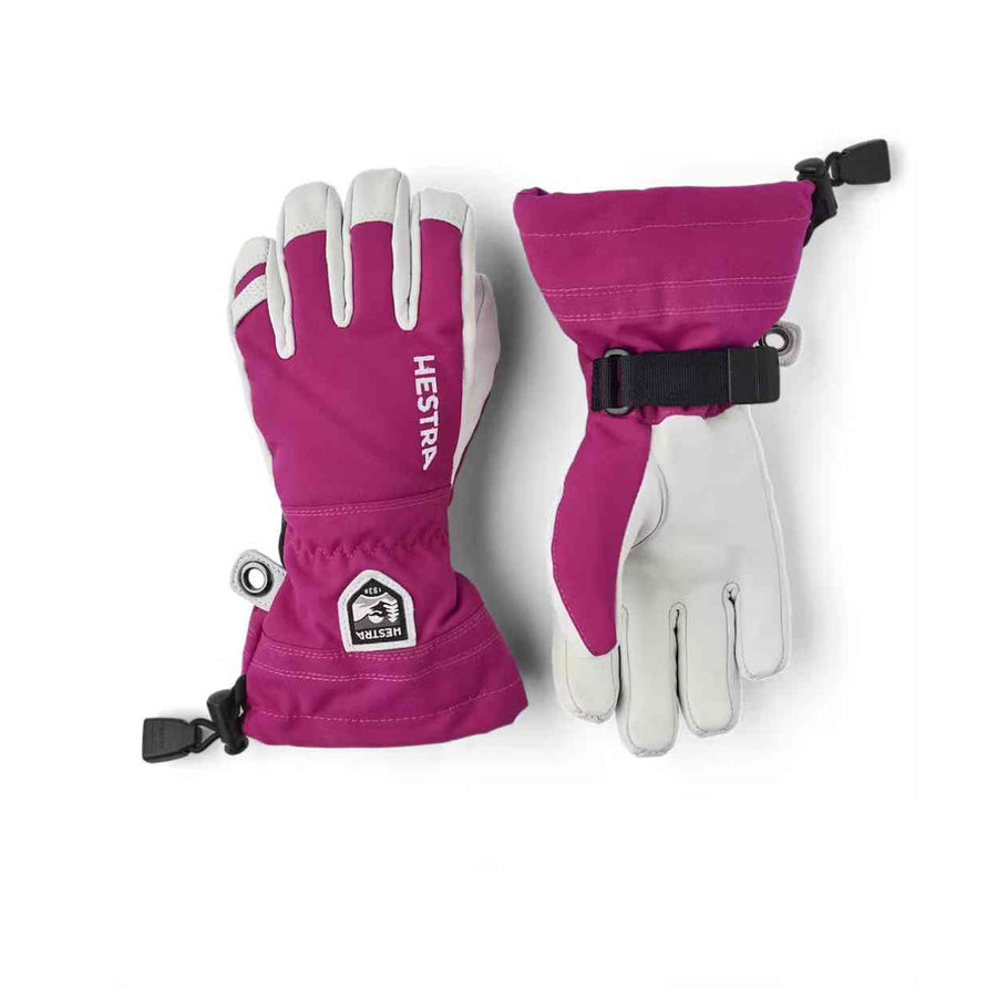 Hestra Leather Heli Ski Junior Gloves - 30560-930