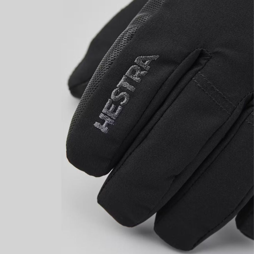 Hestra Ferox Primaloft Kids Ski Gloves Black (32990)