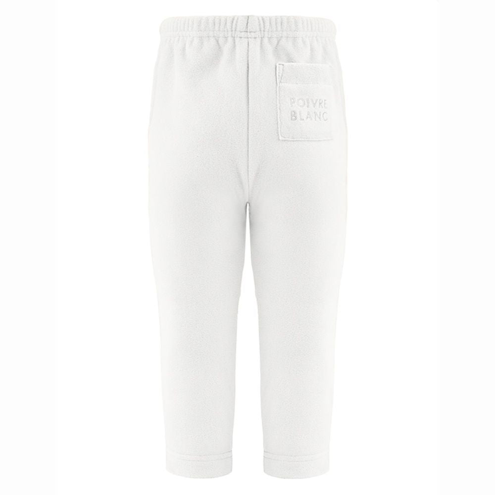 Poivre Blanc Girls Micro Fleece Pants - White