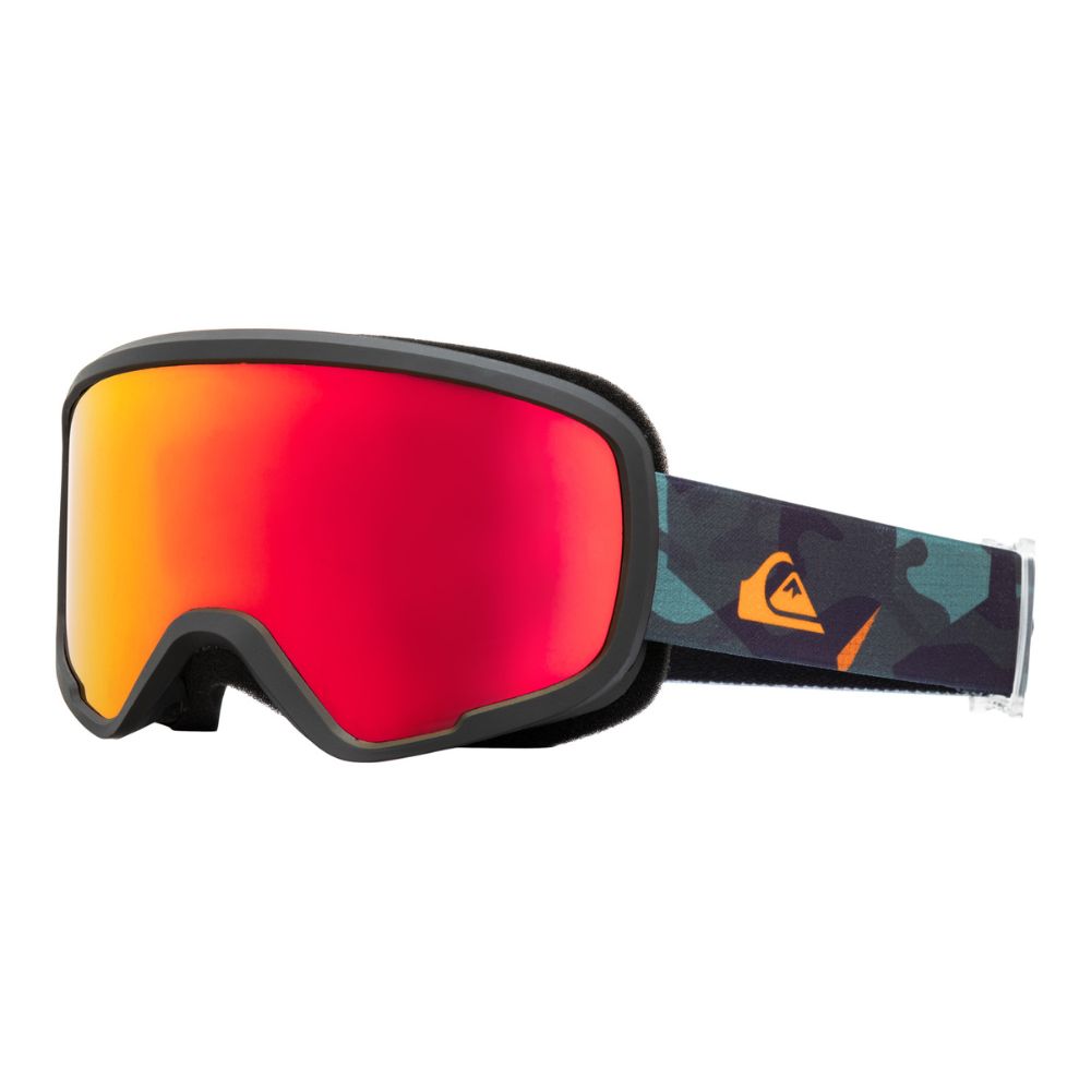 Quiksilver Shredder Boys Ski Goggles Purple Camo Red OS