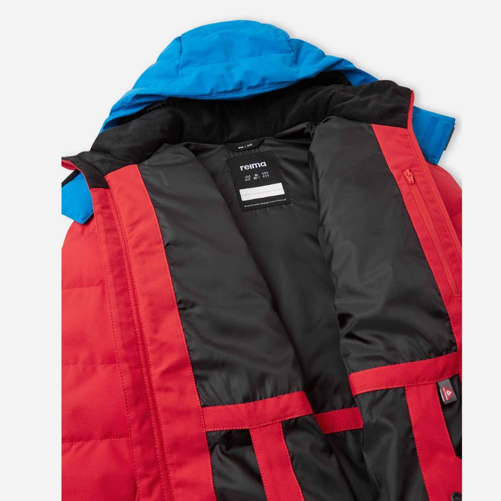 Reima Kuosku Boys Ski Jacket, Tomato Red