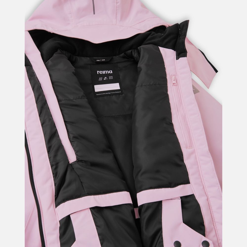 Reima Perille Girls Ski Jacket, Pale Rose 1000 x 1000