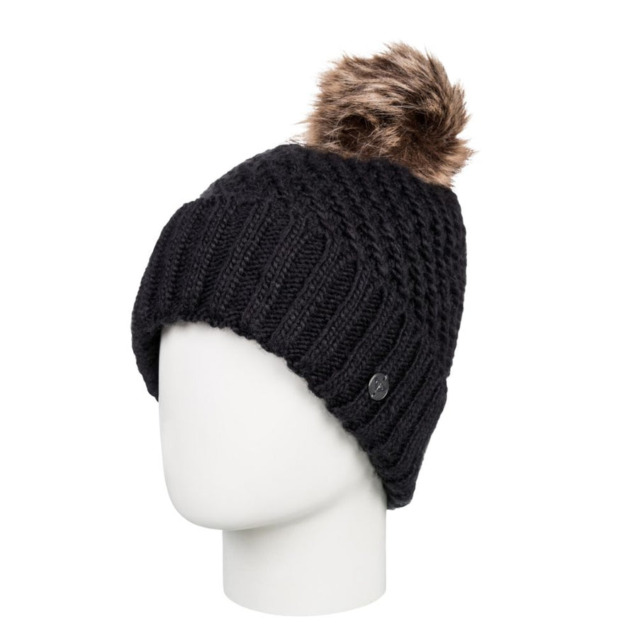 Roxy Blizzard Ski Beanie - True Black