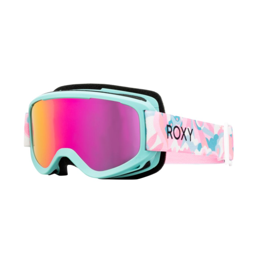 Roxy Sweetpea Girls Ski Goggles - Mountain Night/Pink