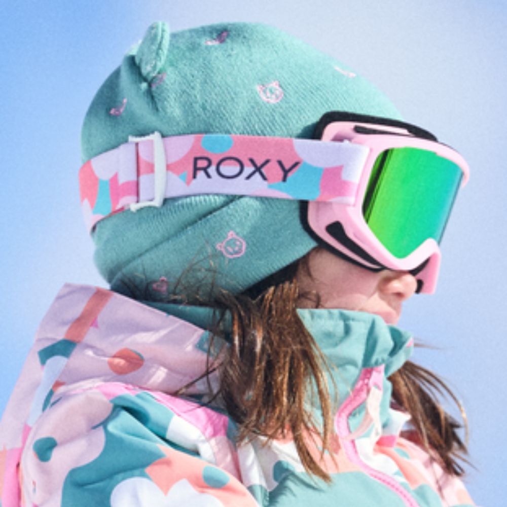 Roxy Sweetpea Girls Ski Goggles Prima Green Kid Ski Goggles Little Skiers