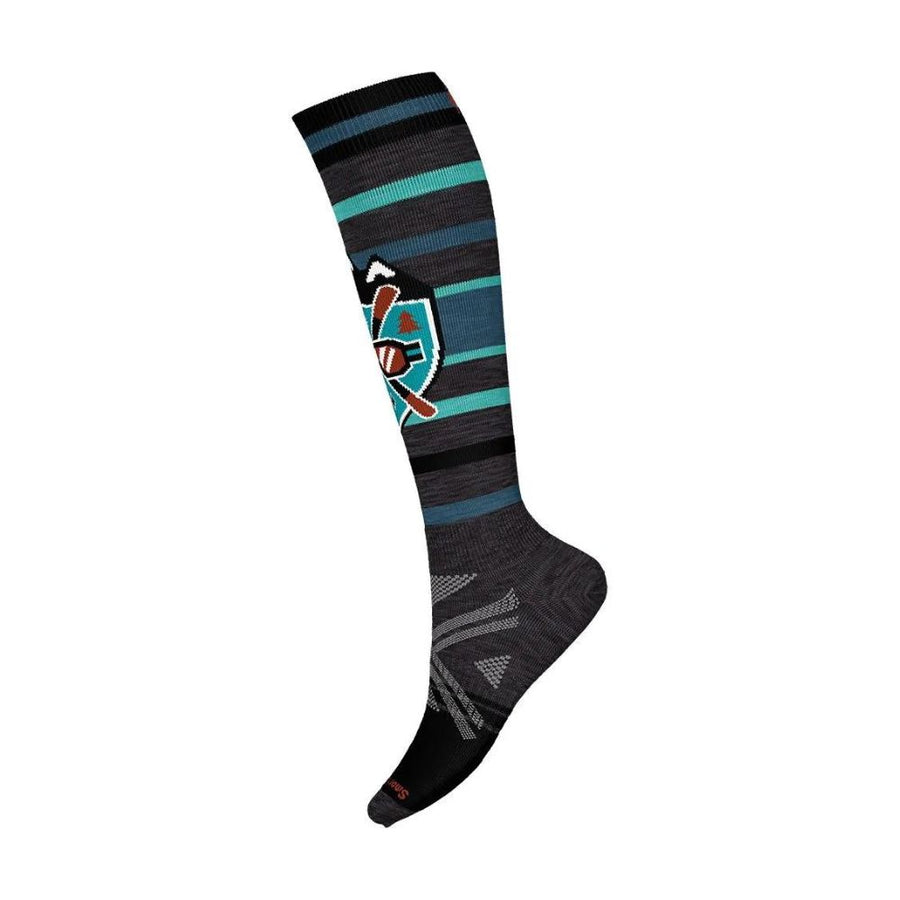 Smartwool Mens Ski Socks Full Cushion Alpine Edge - Charcoal