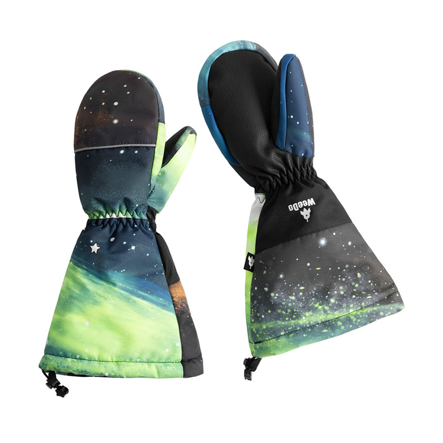 Weedo Space Cosmos Ski Mittens