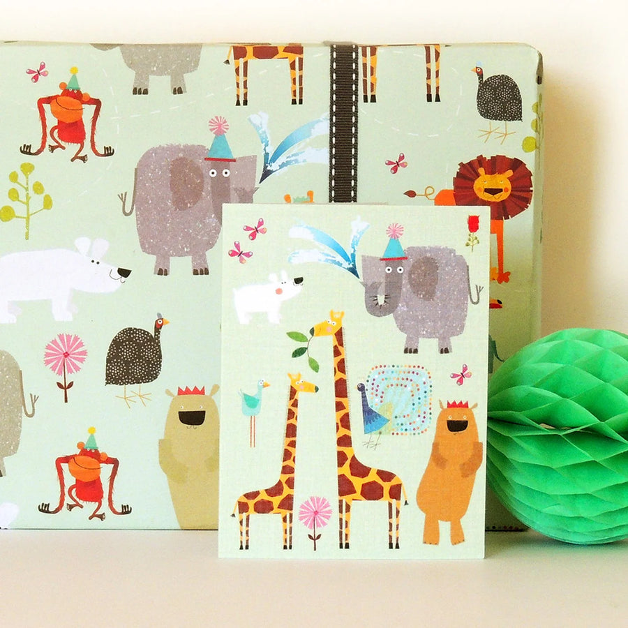 Wild Animals Birthday Card