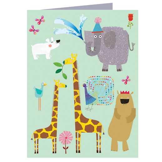 Wild Animals Birthday Card