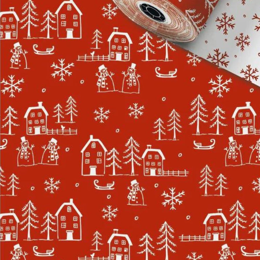 Christmas Red Gift Wrap