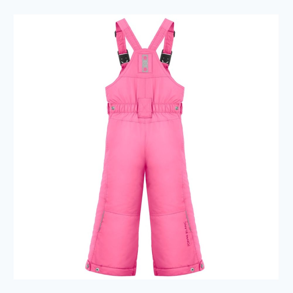 Poivre Blanc Girls Ski Bib Pants - Lolly Pink 2-3 yrs